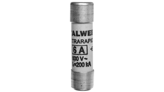Wkładka bezpiecznikowa cylindryczna 10x38mm 6A aR 600V CH10UQ 002625005 ETI-POLAM