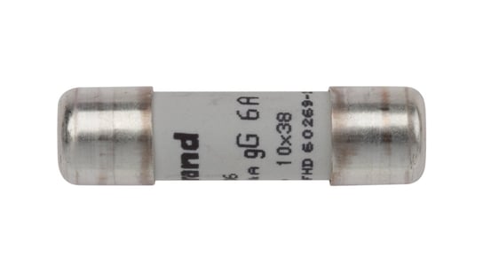 Wkładka bezpiecznikowa cylindryczna 10x38mm 6A gL 500V HPC 013306 Legrand