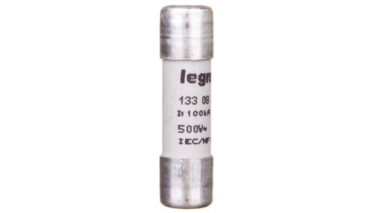 Wkładka bezpiecznikowa cylindryczna 10x38mm 8A gL 500V HPC 013308 Legrand