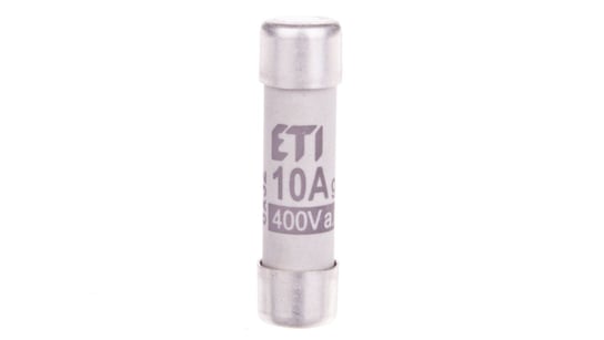 Wkładka bezpiecznikowa cylindryczna 8x32mm 10A gG 400V CH8 002610007 ETI-POLAM