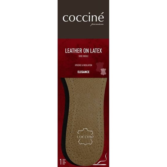 Wkładki skórzane do obuwia leather on latex coccine r. 39 Coccine