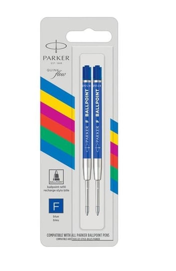 Wkłady do długopisów Parker Niebieski F | 2 szt. - 2166542 Parker