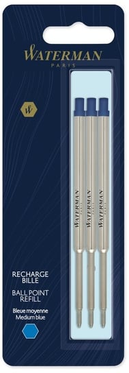 Wkłady do długopisów Waterman Niebieskie M BL3 - 2139452 Waterman