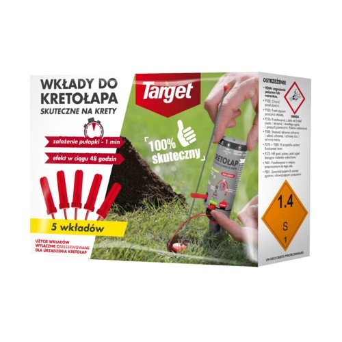 Wkłady Do Kretołapa 5 szt. – Jedyna Skuteczna Pułapka Na Kreta Target