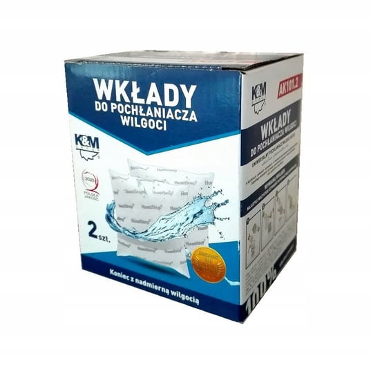 Wkłady do pochłaniacza wilgoci K&M AK101.2 2 sztuki inna