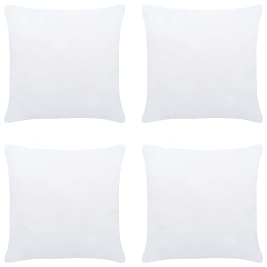 Wkłady do poduszek VIDAXL, białe, 50x50 cm, 4 szt. vidaXL