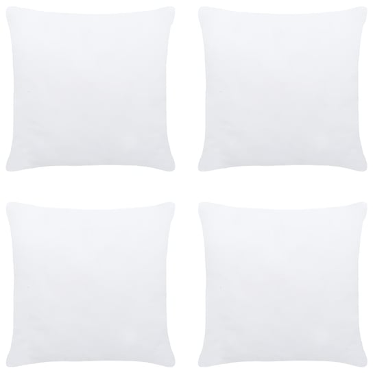 Wkłady do poduszek VIDAXL, białe, 60x60 cm, 4 szt. vidaXL
