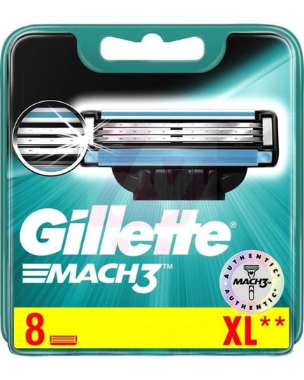 Wkłady ostrza GILLETTE MACH3 ORYGINALNE 8 szt Gillette