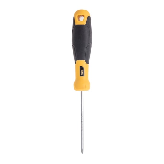 Wkrętak krzyżakowy Deli Tools EDL633075, PH0x75mm (żółty) Deli Tools