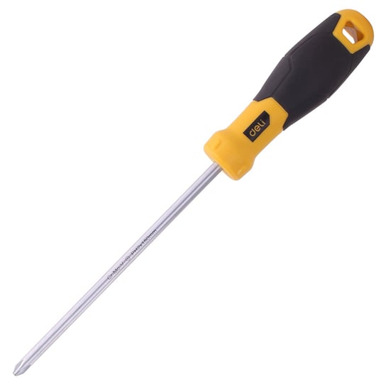 Wkrętak krzyżakowy Deli Tools EDL636150, PH2x150mm (żółty) Deli Tools