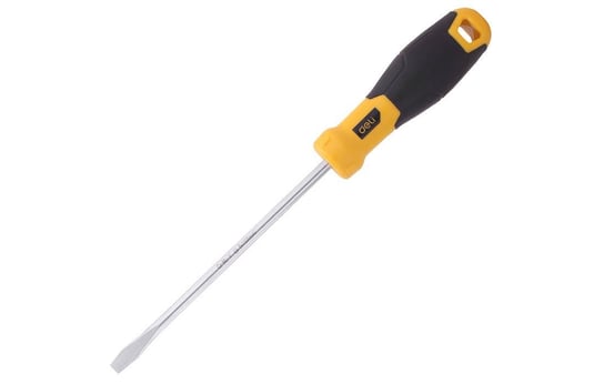 Wkrętak płaski Deli Tools EDL6361501, 6x150mm (żółty) Deli Tools