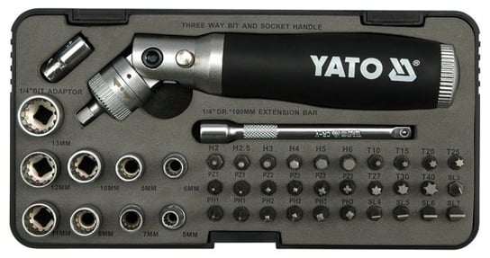 Wkrętak z grzechotką YATO 42 szt YT-2806 Yato