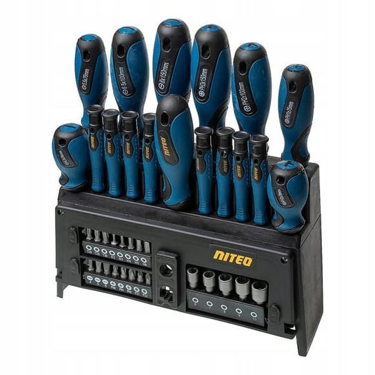 Wkrętak zestaw NITEO Wkrętaki, Zestaw 39 sztuk Niteo Tools