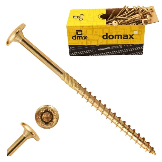 Wkręty Ciesielskie Do Drewna Talerzowe 5X80 Torx DOMAX