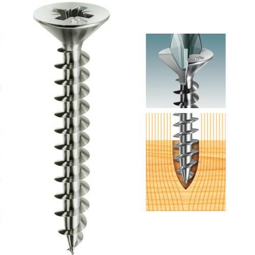 WKRĘTY Śruby DO DREWNA PZ Chrocynk 3,5x18mm 100sz Mustad