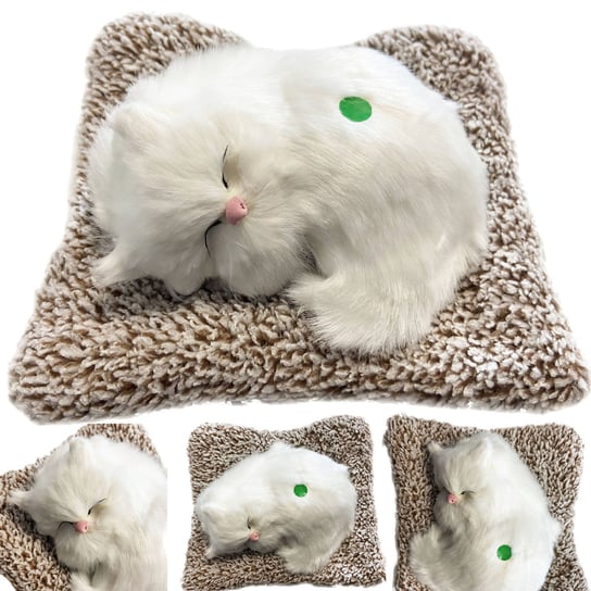 WKS, Pluszowy kotek na poduszce - maskotka WKS