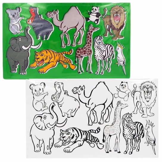 WKS, Szablony Do Rysowania I Malowania Dla Dzieci Zwierzątka WKS