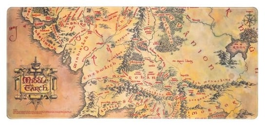 Władca Pierścieni Mapa Śródziemia - Podkładka Pod Myszkę The Lord of The Rings