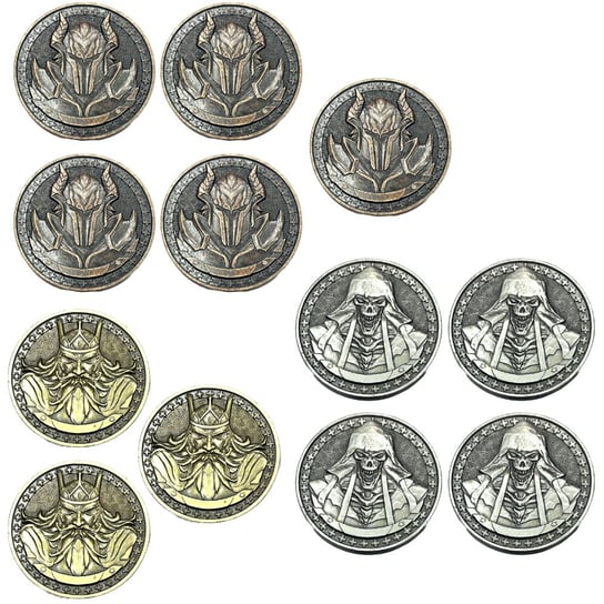 Władcy Zestaw 12 Metalowych Monet RGFK
