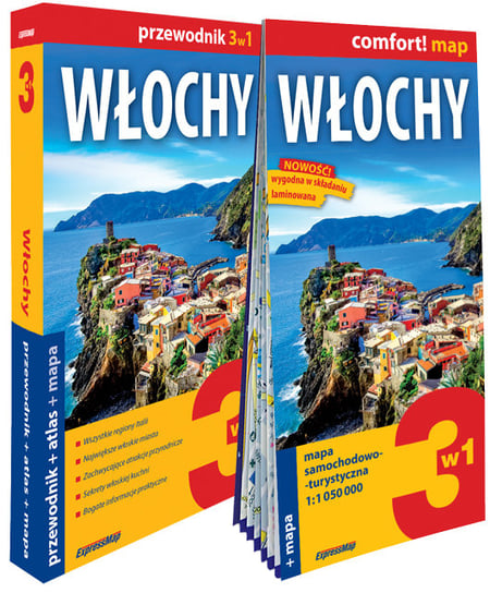Włochy 3w1. Przewodnik + atlas + mapa Lyasota Marta, Wróblewska Marta, Wąsowicz Wojciech, Kowalska Kamila, Fundowicz Agnieszka