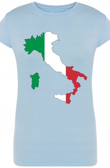 Włochy Damski Modny T-Shirt Nadruk Rozm.M Inna marka