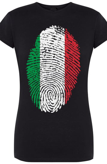 Włochy Flaga Odcisk Damski T-Shirt Rozm.XL Inna marka