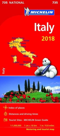 Włochy. Mapa samochodowa 1:1000 000 Opracowanie zbiorowe
