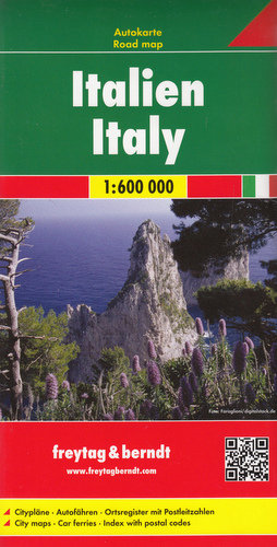 Włochy. Mapa samochodowa 1:600 000 Opracowanie zbiorowe