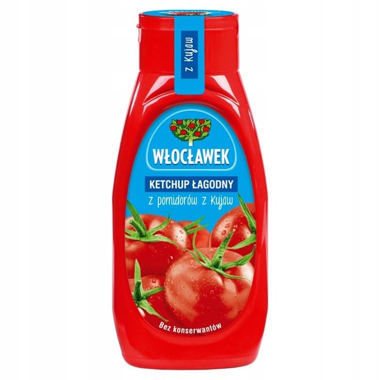 Włocławek Ketchup pomidorowy łagodny 480g WŁOCŁAWEK
