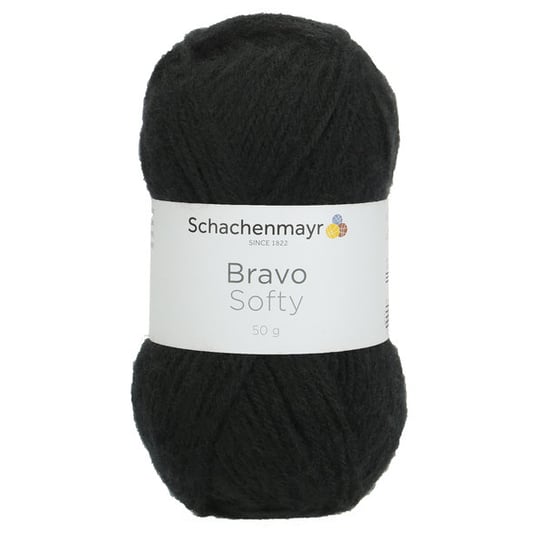 Włóczka Schachenmayr Bravo Softy 08266 Czarny Schachenmayr