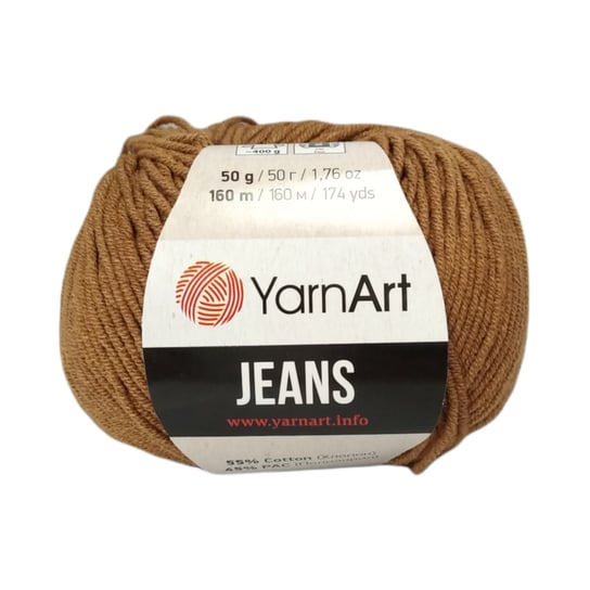 Włóczka YarnArt Jeans- 40- brąz YarnArt