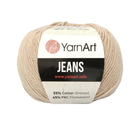 Włóczka YarnArt Jeans- 87- cappuccino YarnArt