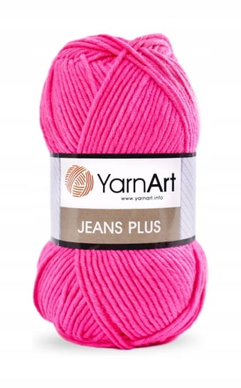 Włóczka YarnArt Jeans Plus 42 intensywny róż YarnArt