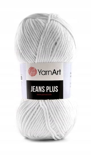 Włóczka YarnArt Jeans Plus 62 biel optyczna YarnArt