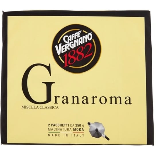 Włoska kawa mielona import CAFFE VERGNANO Granaroma, 2x250g Caffe Vergnano