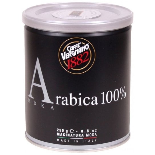 Włoska kawa mielona w puszce, import CAFFE VERGNANO Moka Arabica, 250 g Caffe Vergnano