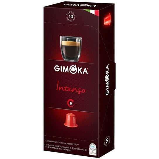 Włoska kawa w kapsułkach GIMOKA 10szt Intenso Nespresso, 10 szt. Gimoka