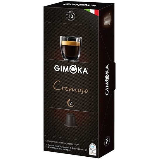 Włoska kawa w kapsułkach GIMOKA Cremoso Nespresso, 10 szt. Gimoka