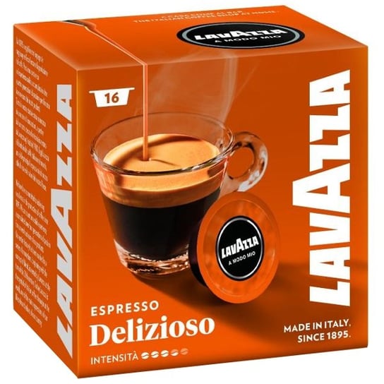 Włoska kawa w kapsułkach import LAVAZZA A Modo Mio Espresso Delizioso, 16 szt. Lavazza
