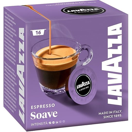 Włoska kawa w kapsułkach import LAVAZZA A Modo Mio Espresso Soave, 16 szt. Lavazza