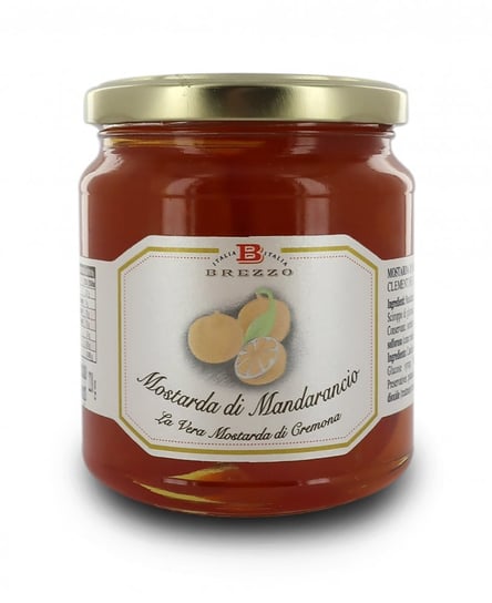 Włoska Słodka pikantna Mostarda z kandyzowanych mandarynek, 380 g / Brezzo Inna marka
