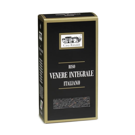Włoski Szlachetny Czarny Ryż Venere "Riso Venere Integrale Italiano" 500G Casa Rinaldi Inna marka