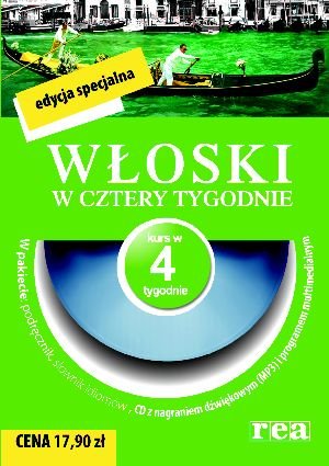Włoski w 4 tygodnie+Mp3 Opolska-Waszkiewicz Anna