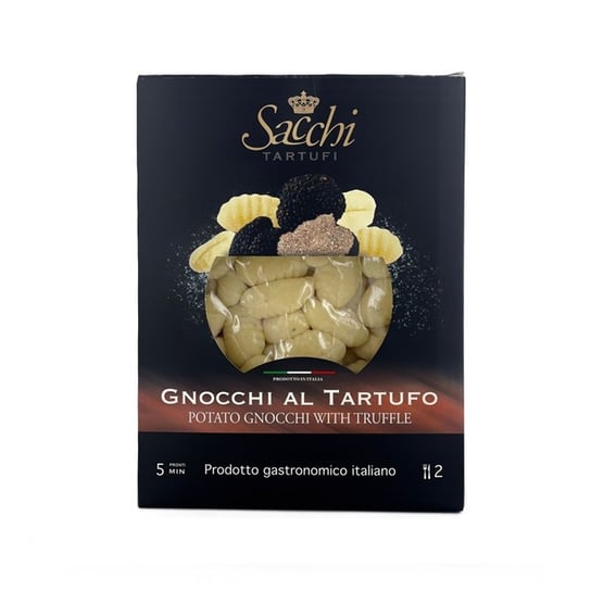 Włoskie Gnocchi ziemniaczane z czarną truflą, 500 g / Sacchi Tartufi Inna marka