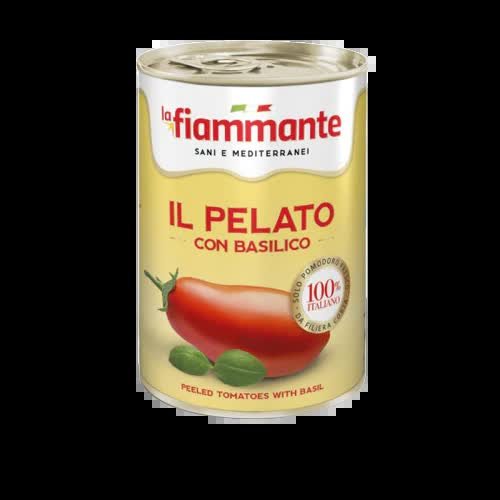 Włoskie pomidory z bazylią pelati - la Fiammante Inna marka