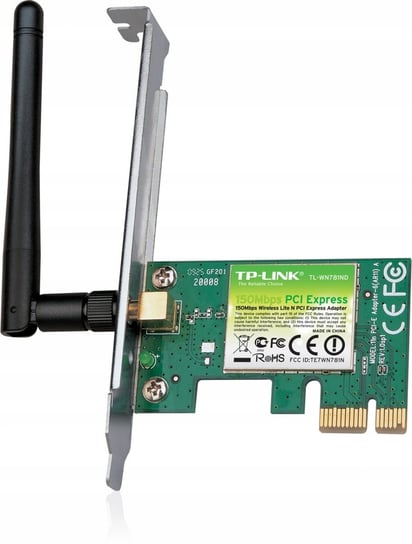 WN781ND karta WiFi N150 PCI-E 1x2dBi (SMA) BOX TP-Link