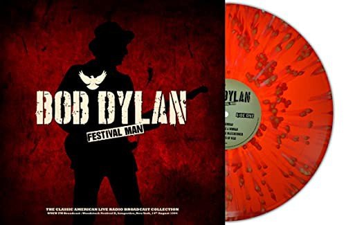 WNEW FM Broadcast Woodstock Festival II Suagerties NY 14th August 1994 (Red/White Splatter) Bob Dylan