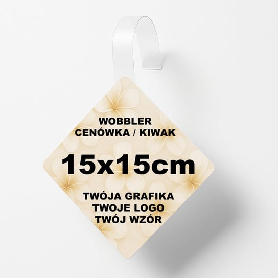 Wobbler Cenowy / Kiwak / Cenówka - Kwadrat V2 - 15cm 50 E-Plumeria