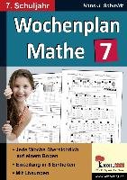 Wochenplan Mathe / 7. Schuljahr Schmidt Hans-J.