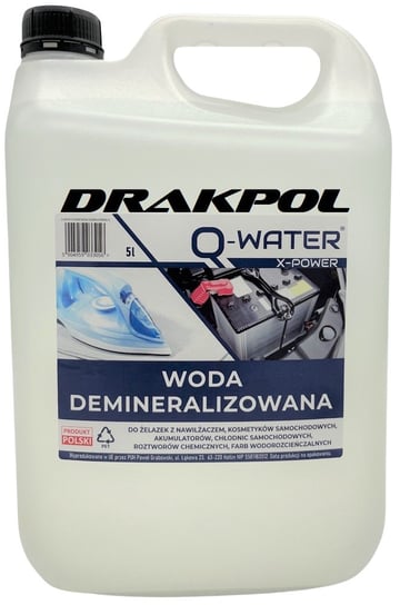 Woda Demineralizowana 5L 033056 DRAKPOL
